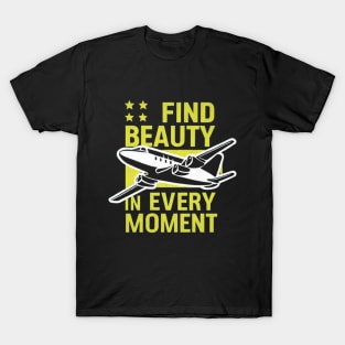 Diseño de Avión con frase motivacional T-Shirt